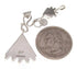 Turquoise Pendant Sterling Silver Southwest Jewelry IS59858